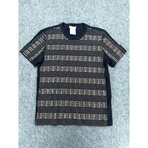 Versace Collection Studded T-Shirt Black Gold Medusa Style Size M Luxury